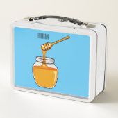 Lunch Box Illustration de dessin sur le miel (Dos)