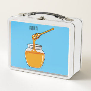 Lunch Box Illustration de dessin sur le miel