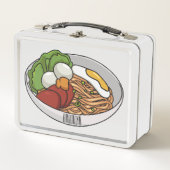 Lunch Box Illustration de dessin sur les nouilles (Devant)