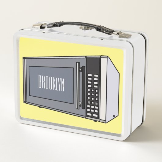 Lunch Box Illustration de dessin sur micro-ondes (Dos)