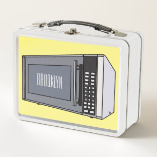 Lunch Box Illustration de dessin sur micro-ondes