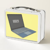 Lunch Box Illustration de dessin sur ordinateur portable (Dos)