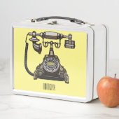 Lunch Box Illustration de dessin téléphonique (En situation)