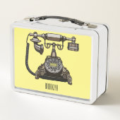 Lunch Box Illustration de dessin téléphonique (Dos)