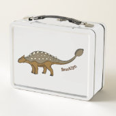 Lunch Box Illustration de dinosaure blindé Ankylosaurus (Dos)
