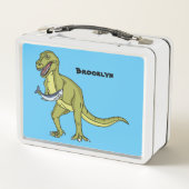 Lunch Box Illustration de dinosaure T rex drôle (Dos)