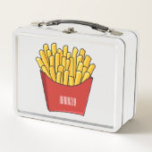 Lunch Box Illustration de frites (Devant)