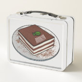 Lunch Box Illustration de gâteau de Tiramisu (Dos)