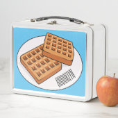 Lunch Box Illustration de gaufre (En situation)