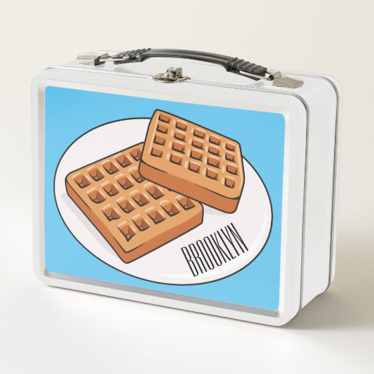 Lunch Box Illustration de gaufre (Devant)