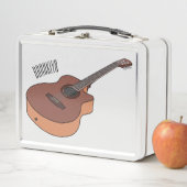 Lunch Box Illustration de guitare acoustique (En situation)