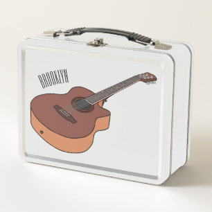 Lunch Box Illustration de guitare acoustique