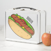 Lunch Box Illustration de Hot dog (En situation)