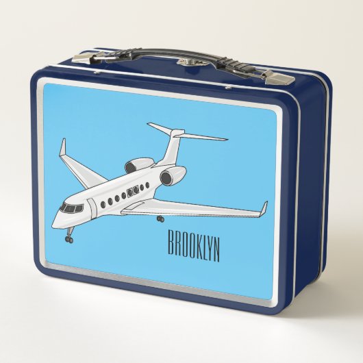 Lunch Box Illustration de jet privé (Dos)