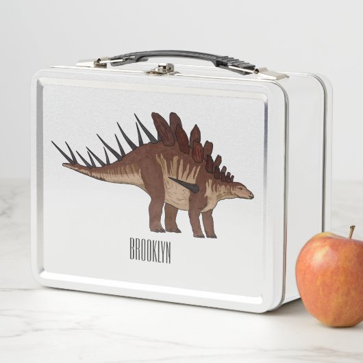 Lunch Box Illustration de Kentrosaurus (En situation)