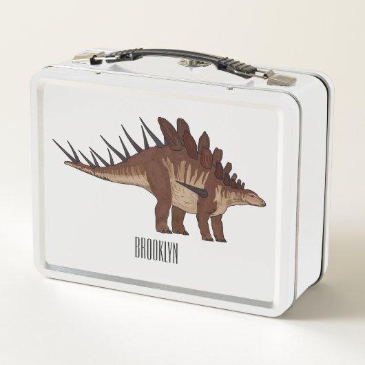 Lunch Box Illustration de Kentrosaurus (Dos)