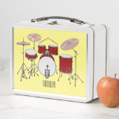 Lunch Box Illustration de kit de batterie (En situation)