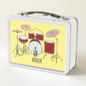 Lunch Box Illustration de kit de batterie (Dos)