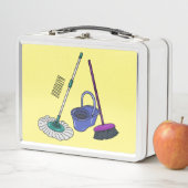 Lunch Box Illustration de la bande dessinée Broom & mop (En situation)