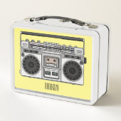 Lunch Box Illustration de la bande dessinée radio (Dos)