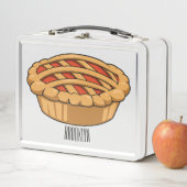 Lunch Box Illustration de la caricature à tarte (En situation)