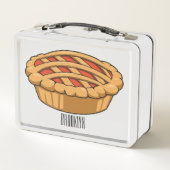Lunch Box Illustration de la caricature à tarte (Dos)