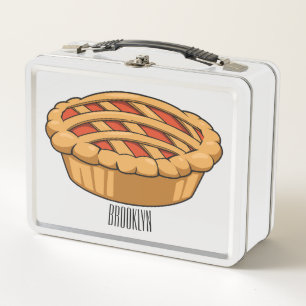 Lunch Box Illustration de la caricature à tarte