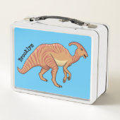 Lunch Box Illustration de la caricature de dinosaure du para (Dos)