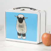 Lunch Box Illustration de la caricature de mouton Valais Bla (En situation)