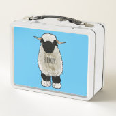 Lunch Box Illustration de la caricature de mouton Valais Bla (Dos)