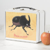 Lunch Box Illustration de la caricature du dendroctone du rh (En situation)