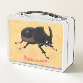 Lunch Box Illustration de la caricature du dendroctone du rh (Dos)