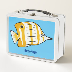 Lunch Box Illustration de la caricature du poisson papillon 