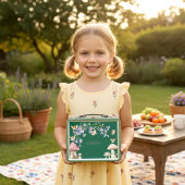 Lunch Box Illustration de la fête de thé des fées de la forê