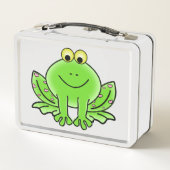 Lunch Box Illustration de la grenouille couchée (Dos)