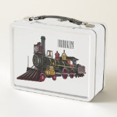 Lunch Box Illustration de la locomotive à vapeur (Dos)