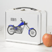 Lunch Box Illustration de la moto à hélico (En situation)