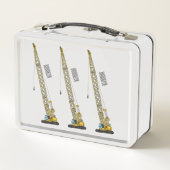 Lunch Box Illustration de la pelle à dragons (Dos)