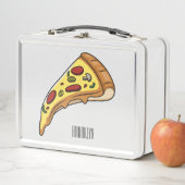 Lunch Box Illustration de la pizza (En situation)