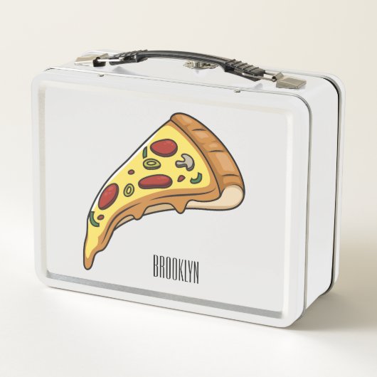 Lunch Box Illustration de la pizza (Dos)