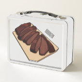 Lunch Box Illustration de la poitrine de boeuf (Dos)