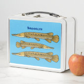 Lunch Box Illustration de l'alligator garfish (En situation)