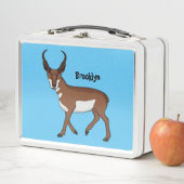 Lunch Box Illustration de l'antilope Pronghorn (En situation)