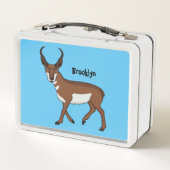 Lunch Box Illustration de l'antilope Pronghorn (Dos)