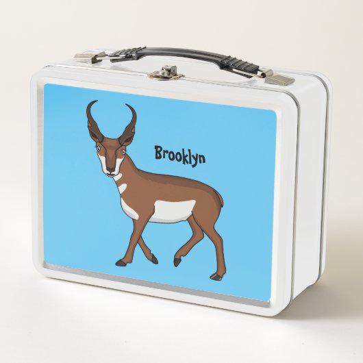 Lunch Box Illustration de l'antilope Pronghorn (Devant)