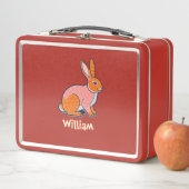 Lunch Box Illustration de lapin né pour sauter (En situation)
