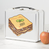 Lunch Box Illustration de Lasagna (En situation)