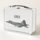 Lunch Box Illustration de l'avion de chasse (Devant)