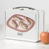 Lunch Box Illustration de l'éclair de chocolat (En situation)