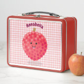 Lunch Box Illustration de litchee rose mignon (En situation)